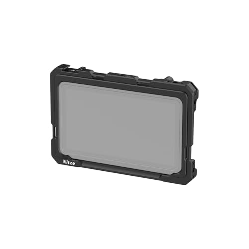 Nitze Cage for Atomos Shinobi IIShinobi GO Monitor with Builtin Cold Shoe and NATO Rail JTA07A - Image 1