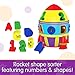 The Learning Journey Early Learning Rocket Shape Sorter Toddler Toys Gifts for Boys Girls Ages 12 Months and Up Award Winning Toy 204207 - Image 3