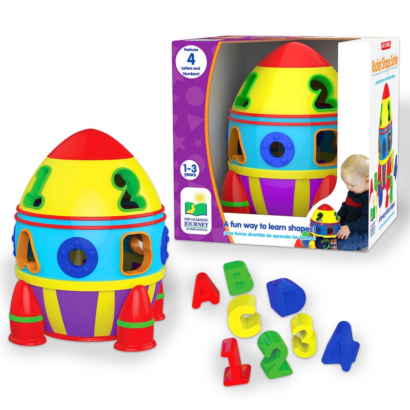 The Learning Journey Early Learning Rocket Shape Sorter Toddler Toys Gifts for Boys Girls Ages 12 Months and Up Award Winning Toy 204207 - Image 4