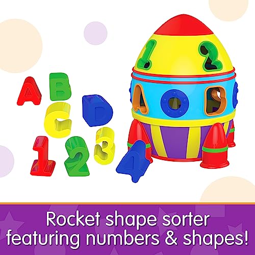 The Learning Journey Early Learning Rocket Shape Sorter Toddler Toys Gifts for Boys Girls Ages 12 Months and Up Award Winning Toy 204207 - Image 5