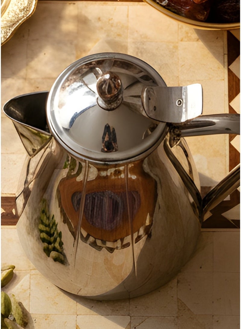 AL-GANNAS High Quality Stainless Steel Milk & Coffee Jug | 1.8L Capacity - Image 3