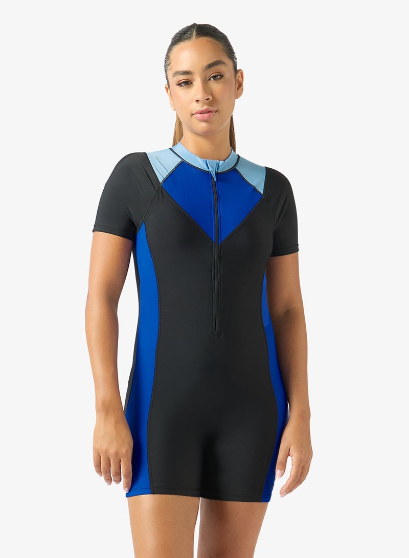 FRWD Zip Up Colorblock Rashguard - Image 5