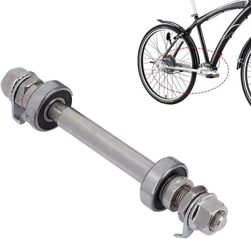 Bicycle Wheel Hub Axle, Quick Release Front Rear Axles Hollow Hub Shaft, Axle Hub Adapter for Mountain Bike Front Rear Wheel - Image 2