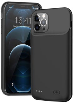 Battery Case for iPhone 12 Pro Max, 4500mAh Portable Protective Charging Case, Extended Battery Backup, Compatible for Apple iPhone 12 Pro Max, Rechargeable Charger Case