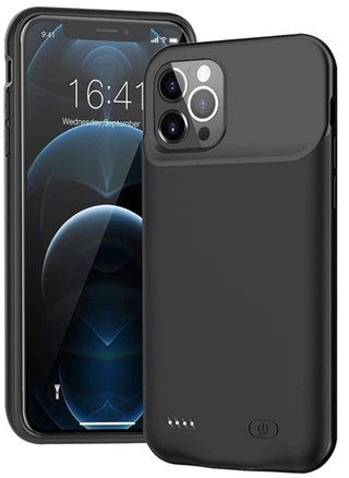 Battery Case for iPhone 12 Pro Max, 4500mAh Portable Protective Charging Case, Extended Battery Backup, Compatible for Apple iPhone 12 Pro Max, Rechargeable Charger Case - pzsku/Z455A06065C56FB0C8187Z/45/_/1701340370/9d7394d8-413a-4b74-a718-23a0d731eed8