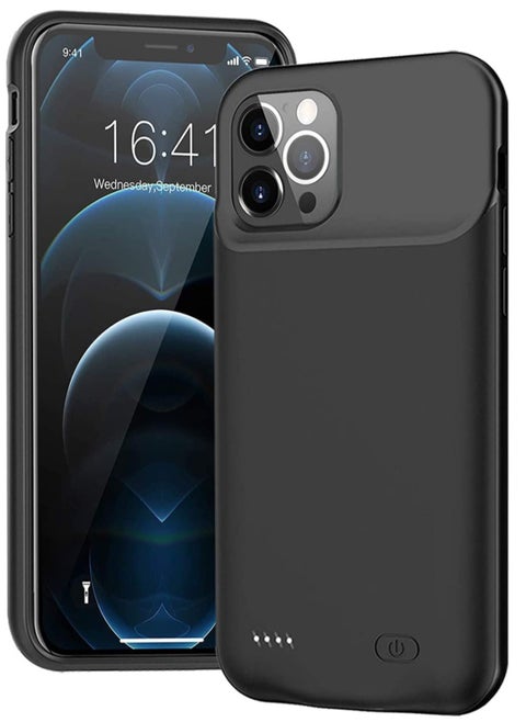 Battery Case for iPhone 12 Pro Max, 4500mAh Portable Protective Charging Case, Extended Battery Backup, Compatible for Apple iPhone 12 Pro Max, Rechargeable Charger Case