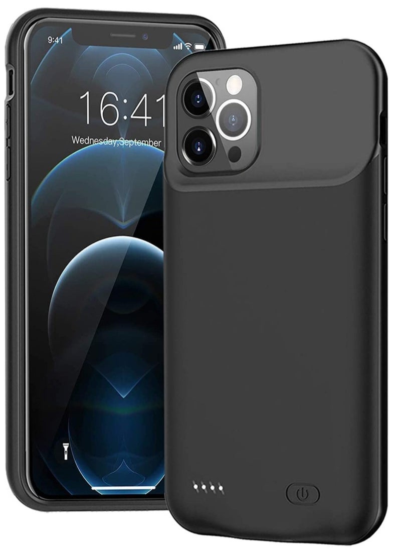 ELTRAZONE - Battery Case for iPhone 12 Pro Max, 4500mAh Portable Protective Charging Case, Extended Battery Backup, Compatible for Apple iPhone 12 Pro Max, Rechargeable Charger Case - Image 1