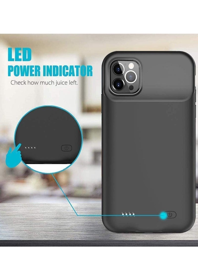ELTRAZONE - Battery Case for iPhone 12 Pro Max, 4500mAh Portable Protective Charging Case, Extended Battery Backup, Compatible for Apple iPhone 12 Pro Max, Rechargeable Charger Case - Image 1