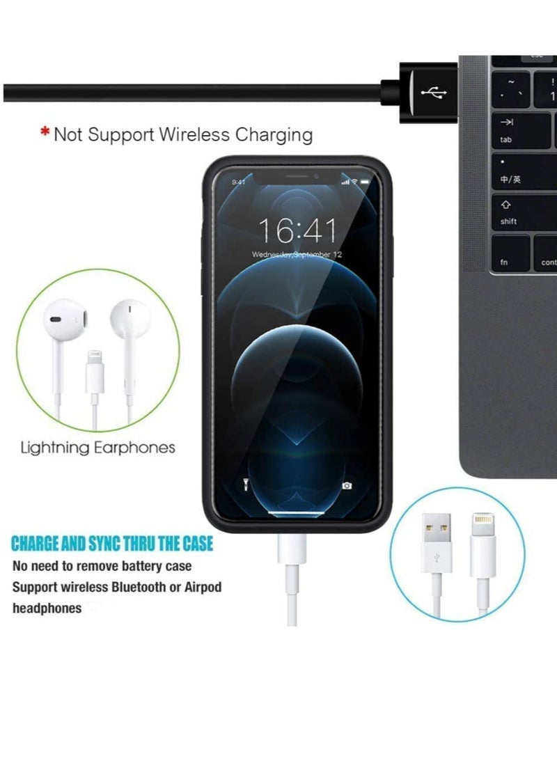 ELTRAZONE - Battery Case for iPhone 12 Pro Max, 4500mAh Portable Protective Charging Case, Extended Battery Backup, Compatible for Apple iPhone 12 Pro Max, Rechargeable Charger Case - Image 1