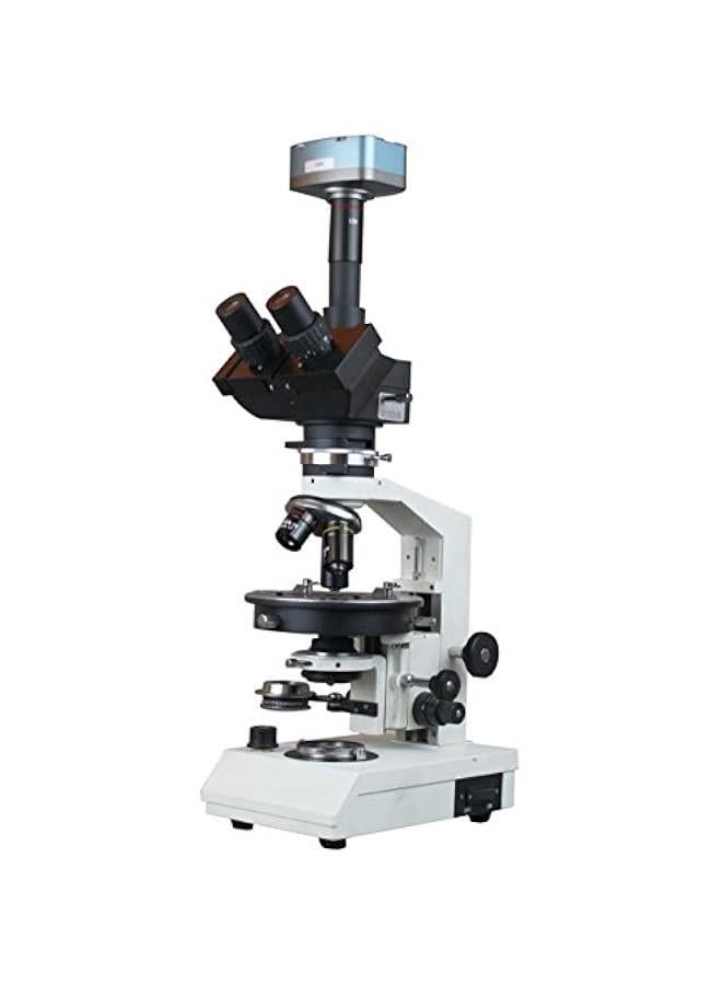 Arabest Radical Professional Polarizing Trinocular Geology Mineralogy Microscope -10Mp USB Camera - Image 1