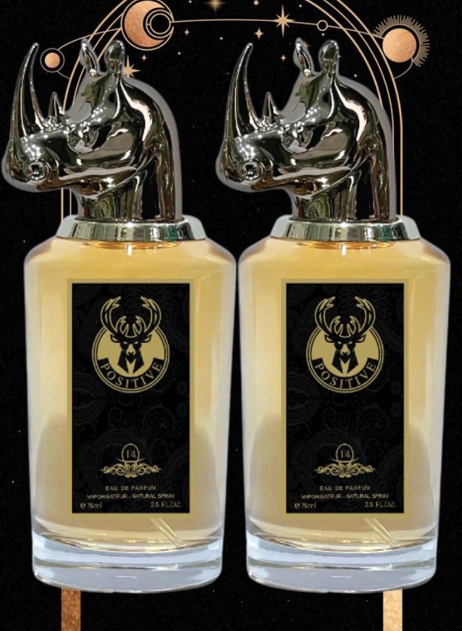 POSITIVE 2 Pieces Positive Number 14 EDP 75ML - Image 1