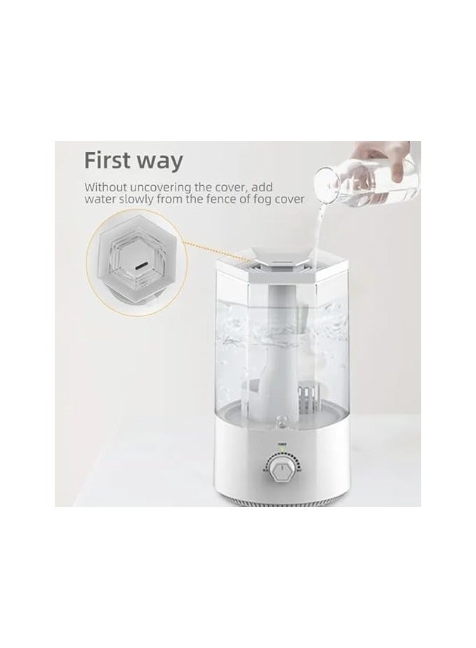 دينكس جهاز ترطيب الهواء لغرفة النوم والغرف الكبيرة حيث يقوم بتعديل رطوبة الهواء بالرذاذ المنعش بالموجات فوق الصوتية - Image 2