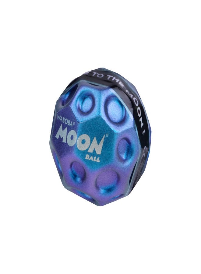 Waboba Metallic Moon Ball Blue- Hyper Bouncy Ball - All Ages Extreme Bounce and Fun - Perfect for Active Play and Outdoor Games - Image 3