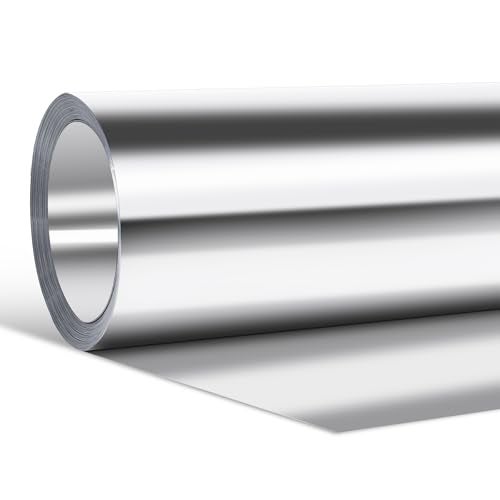 Tottist Aluminum Roof Flashing Roll Sealing Windows Doors Siding Roofing Ideal for Moss Mildew Prevention 8 x 50 - Image 1