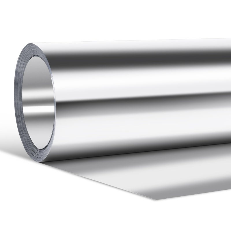 Tottist Aluminum Roof Flashing Roll Sealing Windows Doors Siding Roofing Ideal for Moss Mildew Prevention 8 x 50 - Image 2