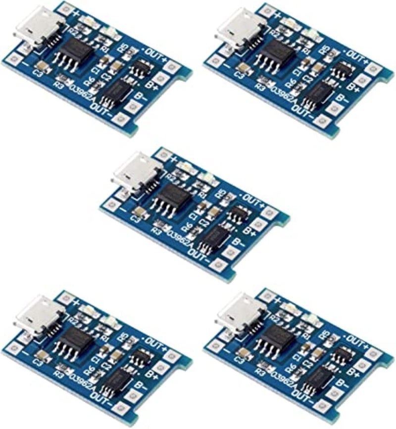 Robodo Generic TP4056 1A Li-ion Lithium Battery Charging Module Charging Board Charger, Micro USB - Image 1