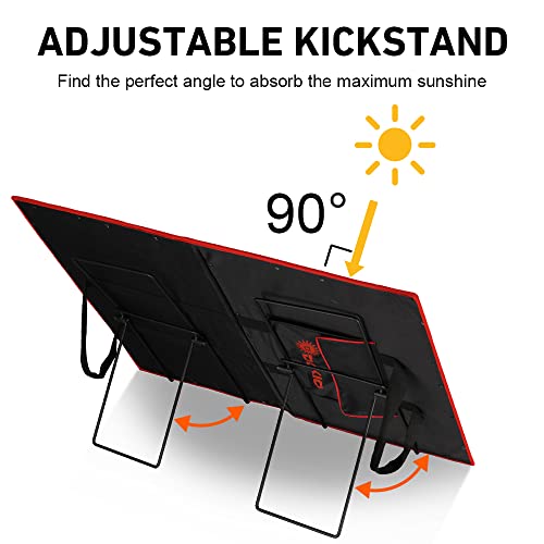 DOKIO Solar Panel Tilt Mount Stand – Lightweight Adjustable Stainless Steel Bracket for Foldable Panels, Portable Angle Adjustment for RV, Tent, Balcony, Camping - Image 3
