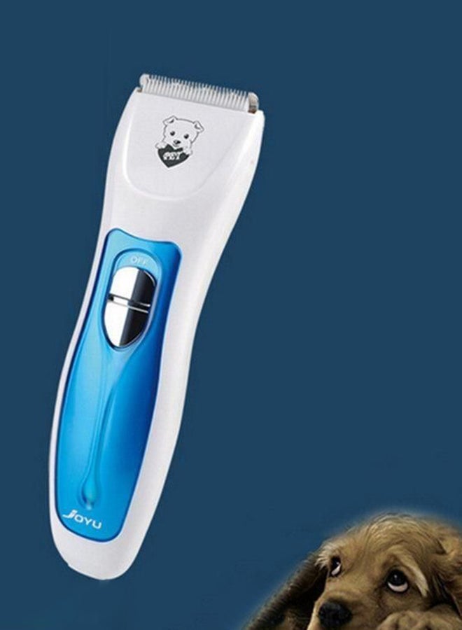 NIBEMINENT Cordless Hair Trimmer White/Blue/Silver - Image 2