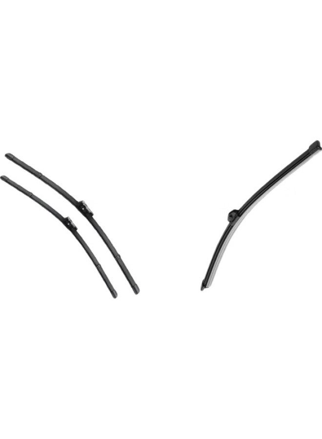 YITU Front Wiper Blades + Rear Wiper Blades Set For Audi A3 [2014 Models], Front Windshield Wipers, Rear Window Wipers - Image 2