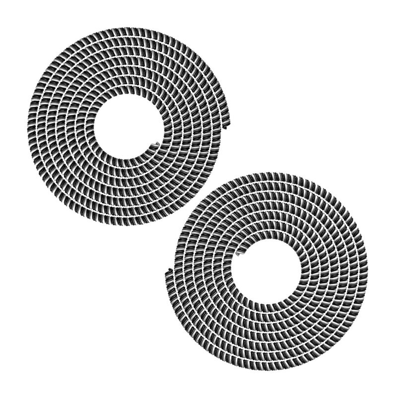 Striff حامي كابل حلزوني، حامي كابل الشاحن، غلاف حماية كابل البيانات، حامي كابل سماعة الأذن للهاتف، حامي كابل الشاحن USB، غلاف كابل (مجموعة من 2) - Image 1