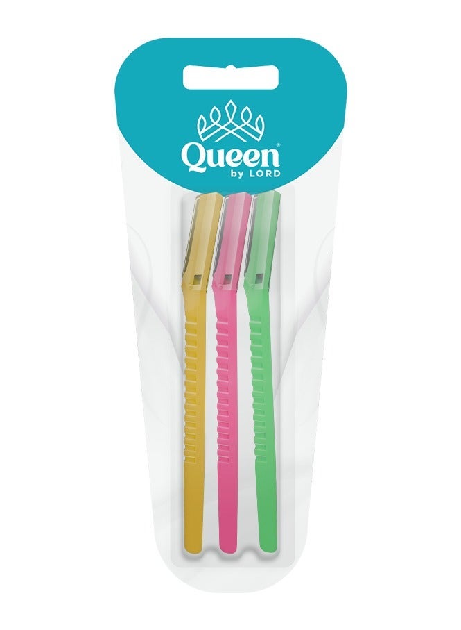 Queen By Lord Bundle of 2 Eyebrow Razor - Image 2