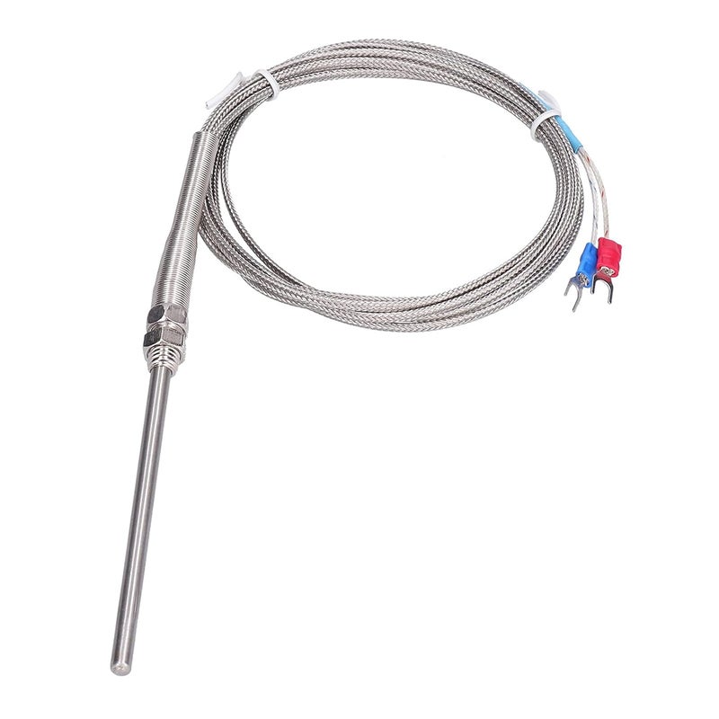 K Type Thermocouple Stainless Steel Thermal Probe Sensor 4m for Digital Transmitter - Image 5