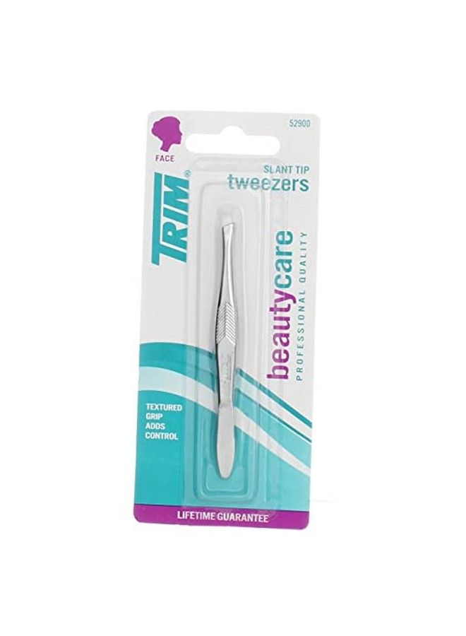 Trim Professional Quality Slant Tip Tweezers 52900 6 Tweezers - Image 1