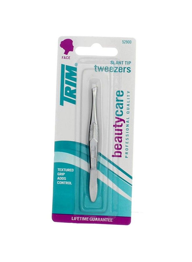 Trim Professional Quality Slant Tip Tweezers 52900 6 Tweezers - Image 4