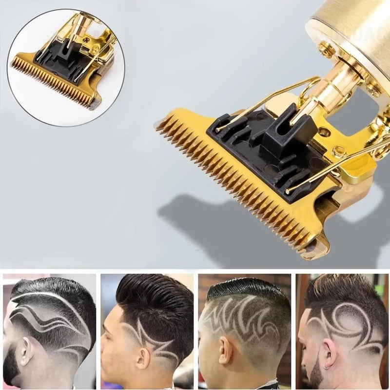 TRIVYOM Men Hair Cutting Machine BuddhaDragon Barber Professional Hair Trimmer 0mm Body Beard Shaving USB Hair Clipper Set Multicolor Pack Of 1 - Image 4