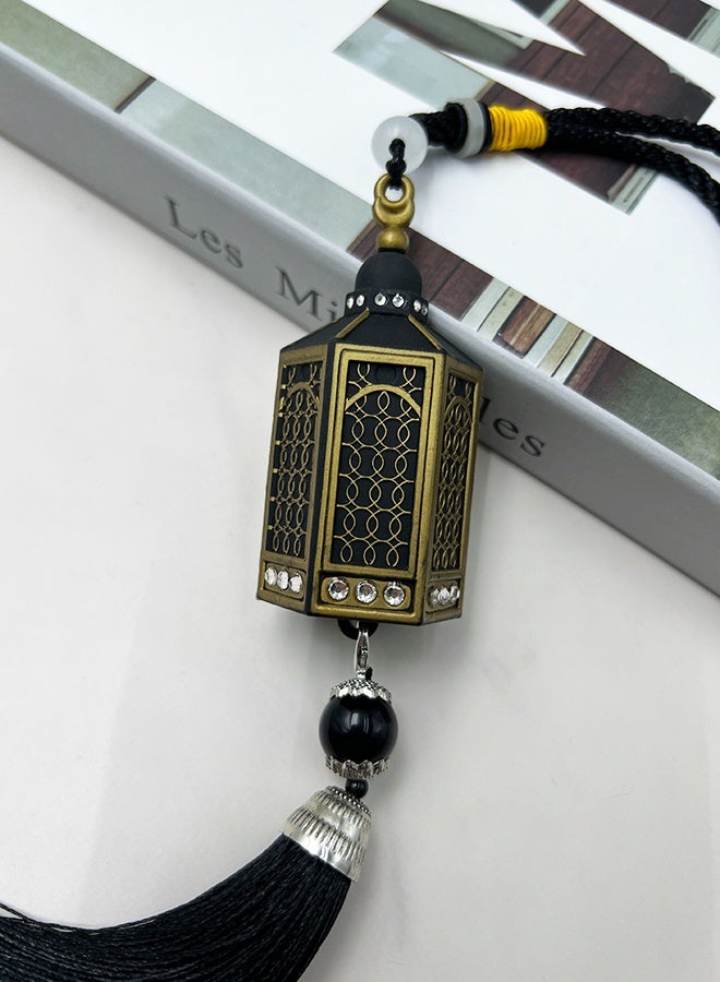 Generic Hand woven rope rearview mirror pendant car pendant high-end car decoration  - Image 3