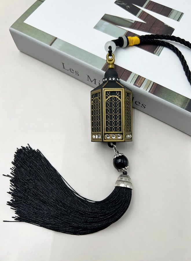 Generic Hand woven rope rearview mirror pendant car pendant high-end car decoration  - Image 4