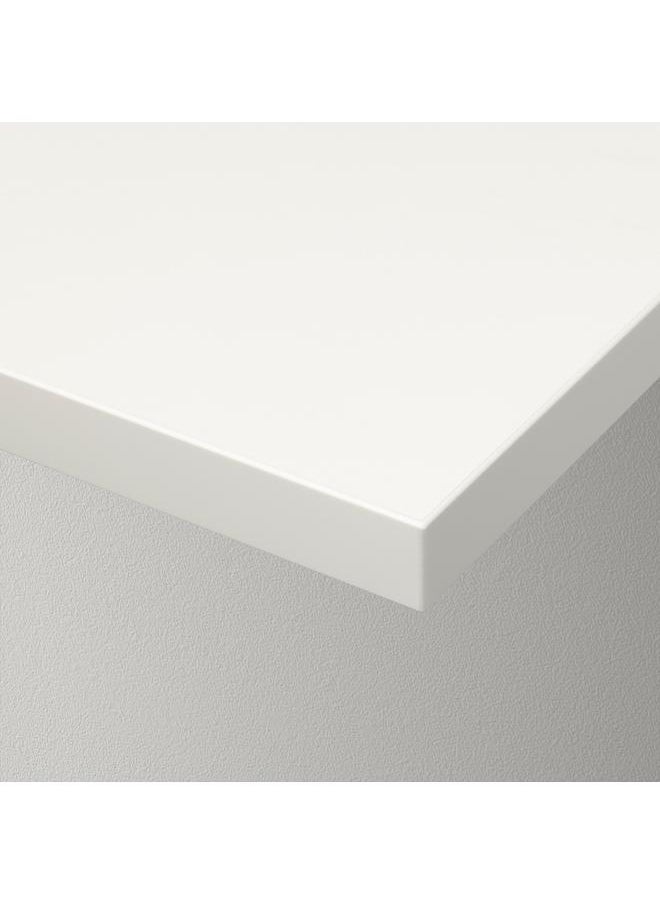 Zaboon Wall shelf, white/white stained aspen, 80x20 cm  - Image 5