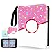 Piefectpie 4 Pocket Card Binder 400 Card Holder Album Pink Donut Trading Cards Holder Zipper Binder for Girl Teen Collection Pink Donut 400 Pocket - Image 3