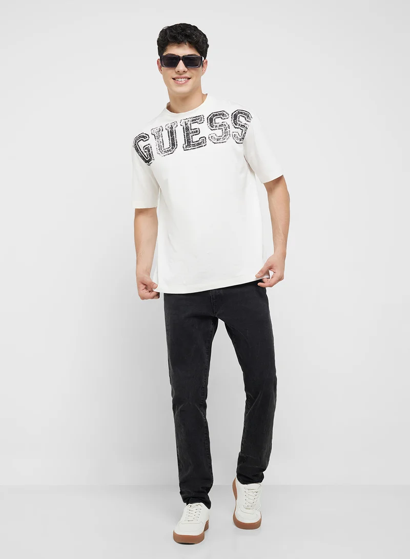 GUESS Bugler Crew Neck T-Shirt