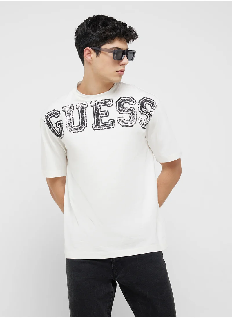 GUESS Bugler Crew Neck T-Shirt