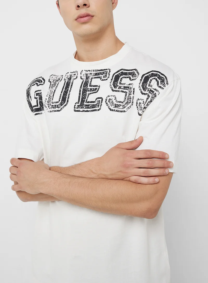 GUESS Bugler Crew Neck T-Shirt