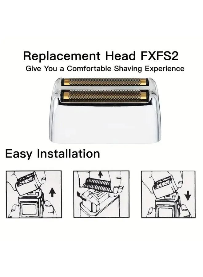 Silvery Replacement Foils And Cutters For Double Foil Shaver 1PC - Image 2