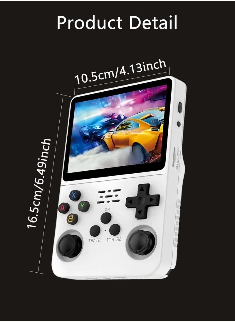 EzzySo - R36S Handheld Game Console, 3.5 Inch IPS Screen Open Source Linux System R36S Game Console, 64G TF Card 10+ Emulator Consola R36S with dual 3D joysticks for boys and girls - Image 1