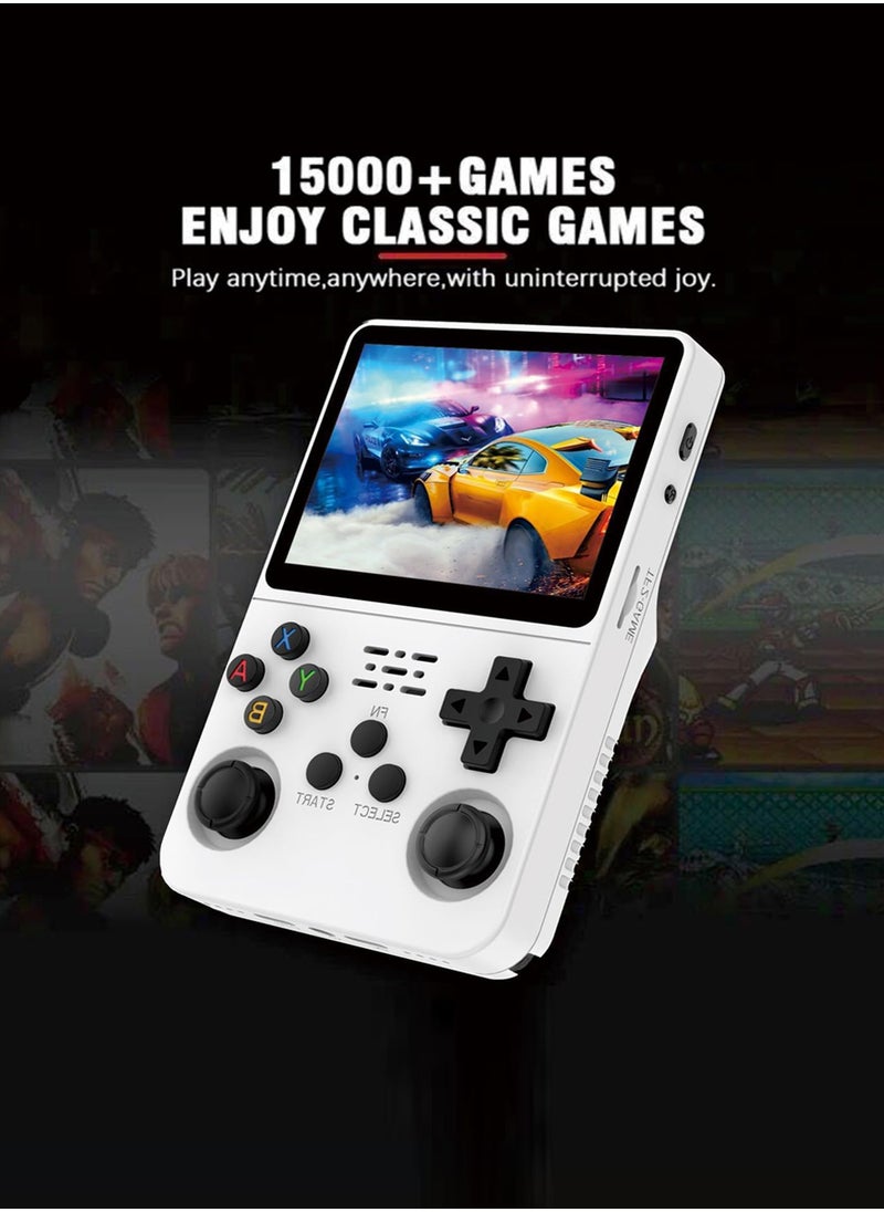 EzzySo - R36S Handheld Game Console, 3.5 Inch IPS Screen Open Source Linux System R36S Game Console, 64G TF Card 10+ Emulator Consola R36S with dual 3D joysticks for boys and girls - Image 1
