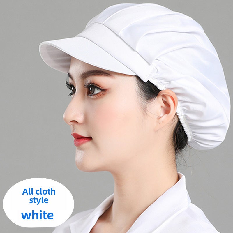 Chef Kitchen Work Hat [White] full cloth 