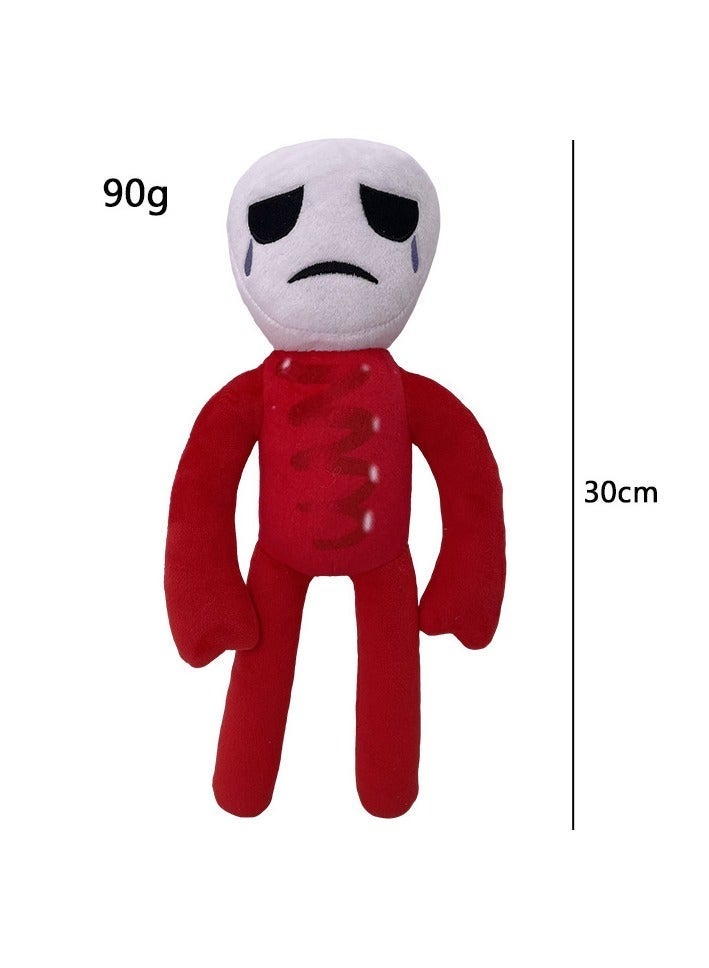 30cm Gangle The Amazing Digital Circus Plush Doll 90g Soft Stuffed Figure Toy Sad Crying Face Cartoon Plushies Collectible Gift for Kids Game Fans