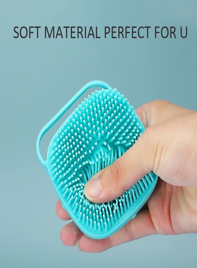 Hotfix Pet Grooming Brush, Pet Shampoo Bath Brush Soothing Massage, Pet Massage Brush Shampoo Dispenser for Dogs and Cats Shower Dog Grooming - Image 4