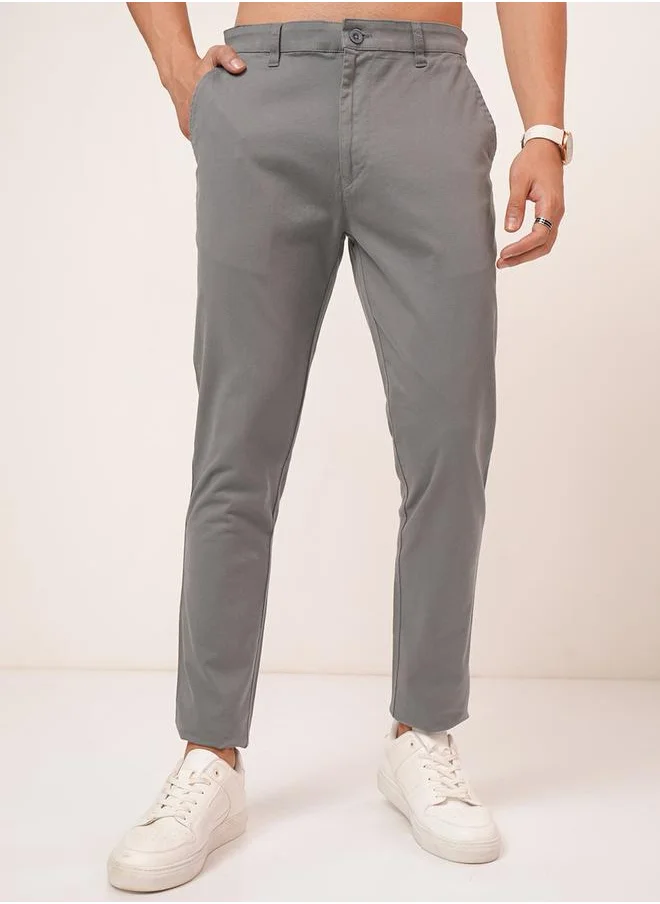 هاي لاندر Mid Rise Regular Fit Chino Trousers