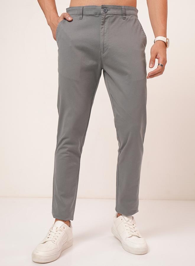 HIGHLANDER Mid Rise Regular Fit Chino Trousers - Image 1