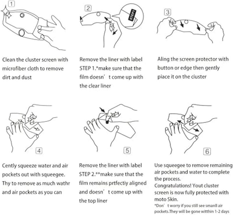 DEMULAX Motorcycle Dashboard Screen Protector for Aprilia TUONO V4 Rsv4 2021 - Image 3