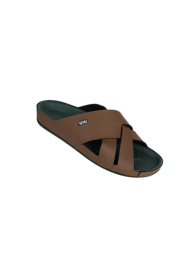 VITAL - 148-1088 Vital Mens Vital - Holanda Sandals 09019SY Brown - Image 1