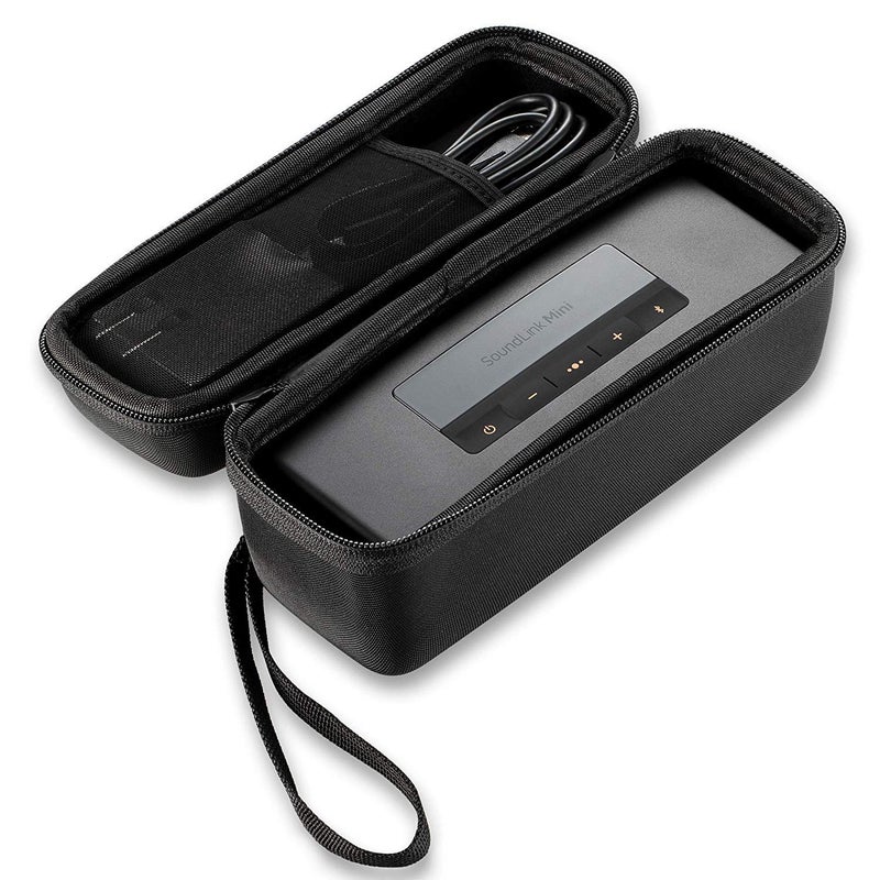 caseling Hard Case Fits Bose soundlink Mini II (1 and 2 Gen) Portable Wireless Speaker & Charger/Cable Accessories - Fits with The Bose Silicone Soft Cover - Storage Carrying Travel Bag. - Image 1