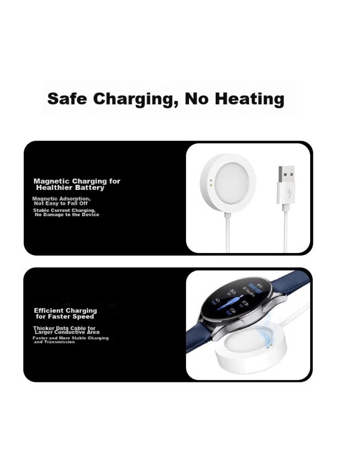 Chensong متوافق مع شاحن E لساعة Xiaomi Watch S2/s3/s4/h1، كابل شحن ساعة Xiaomi Watch S2/s3/s4 الذكية لقياس ضغط الدم، قاعدة شحن لاسلكي مغناطيسي سريع - Image 5