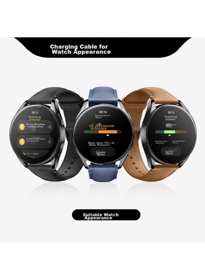 Chensong متوافق مع شاحن E لساعة Xiaomi Watch S2/s3/s4/h1، كابل شحن ساعة Xiaomi Watch S2/s3/s4 الذكية لقياس ضغط الدم، قاعدة شحن لاسلكي مغناطيسي سريع - Image 2