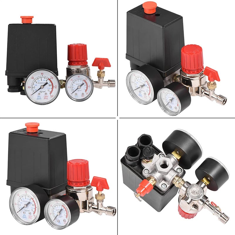 LiebeWH Air Compressor Pressure Switch, Piston Type V Seal for Efficient Control 0.05-1.2Mpa 3000Lmin for Air Systems - Image 4